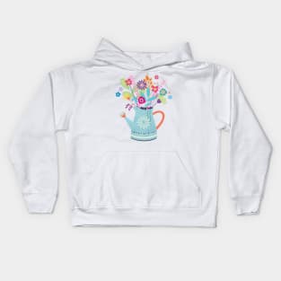 Flower watering can Kids Hoodie